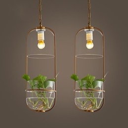 Luminária pendente de design decorativo contemporâneo moderno (não inclui plantas)