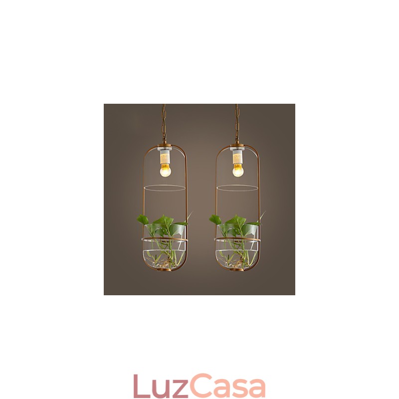 Luminária pendente de design decorativo contemporâneo moderno (não inclui plantas)
