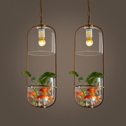 Luminária pendente de design decorativo contemporâneo moderno (não inclui plantas)
