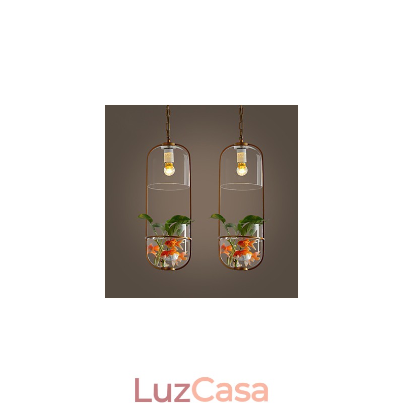 Luminária pendente de design decorativo contemporâneo moderno (não inclui plantas)