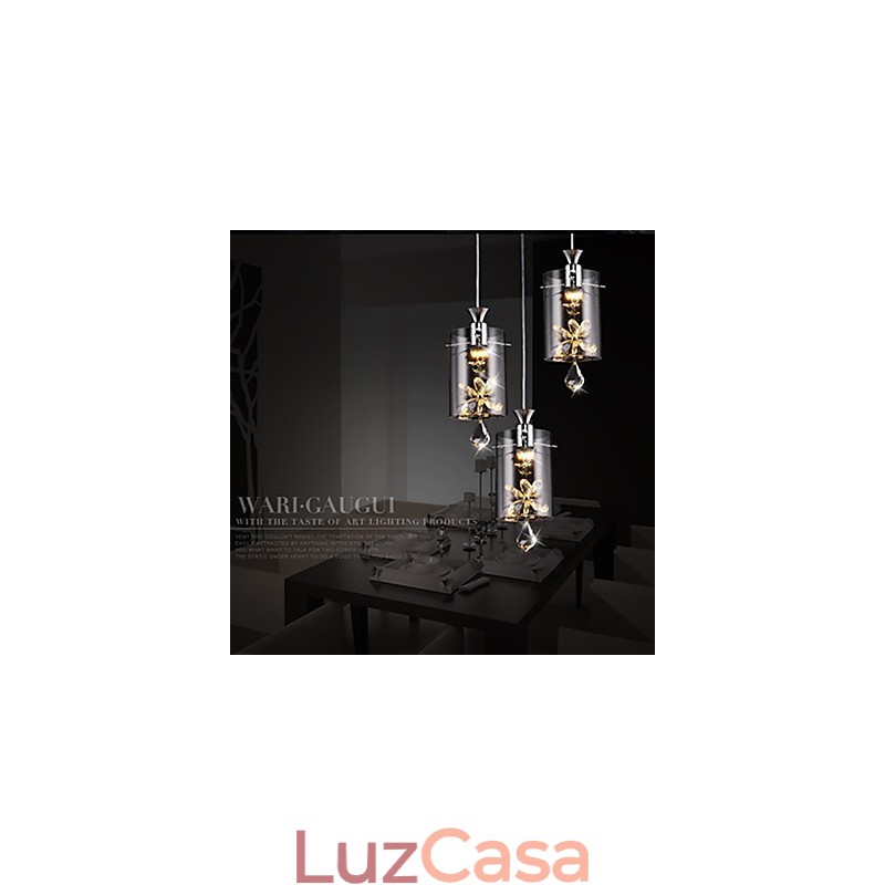 Moderno Contemporâneo Cristal Outros Vidro Pendente Luz