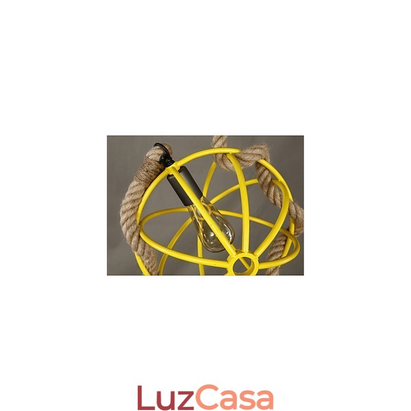 Retro Café Art Lustre Lustre Corda