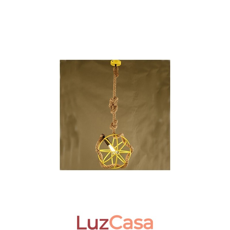 Retro Café Art Lustre Lustre Corda