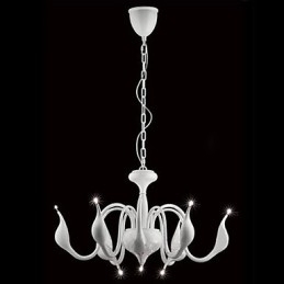 Lustre de metal galvanizado contemporâneo moderno