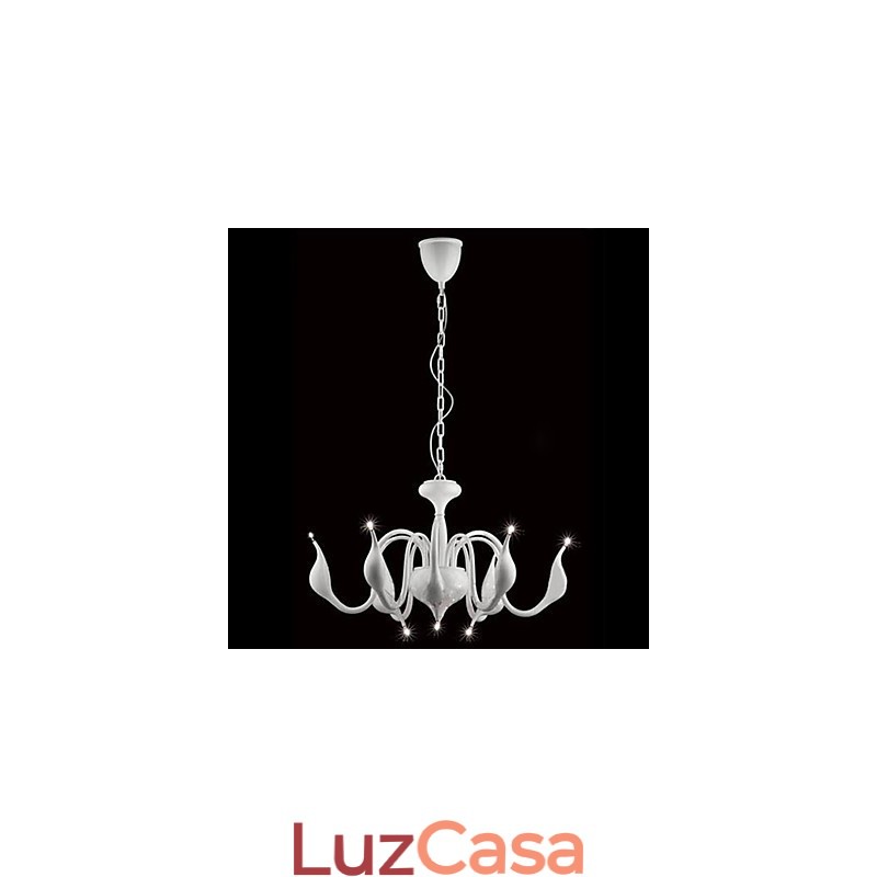 Lustre de metal galvanizado contemporâneo moderno