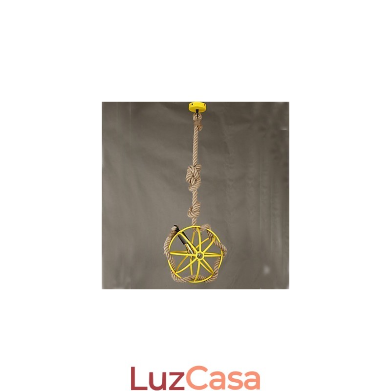 Retro Café Art Lustre Lustre Corda