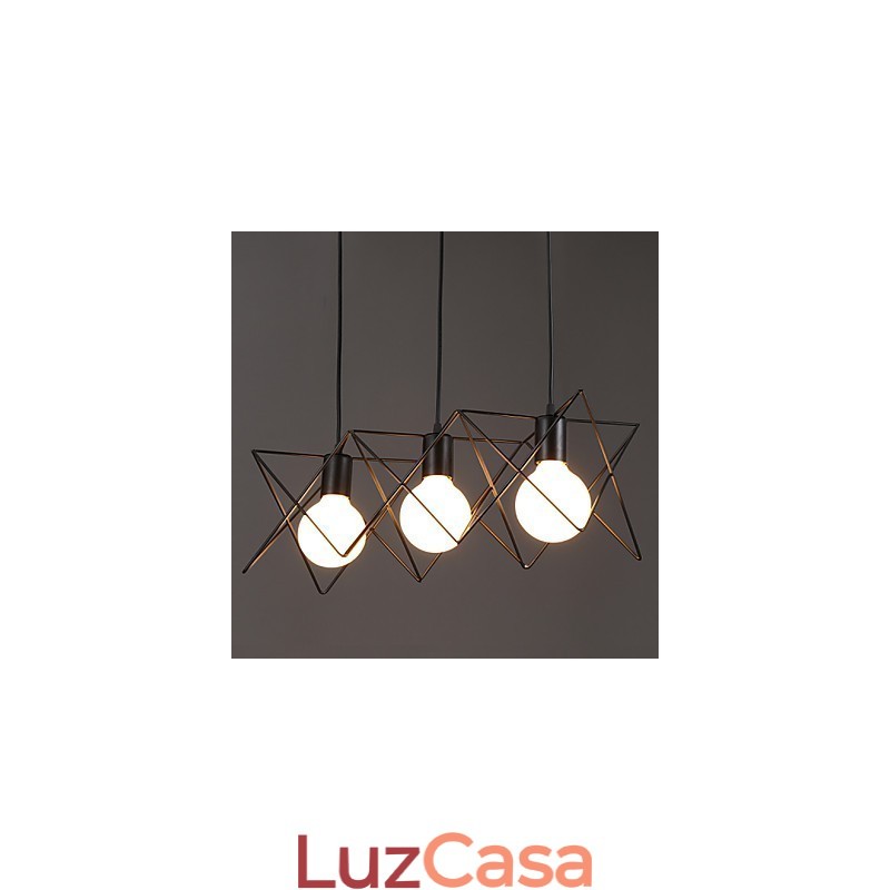 Contratado e design criativo contemporâneo cabeça única de ferro forjado droplight