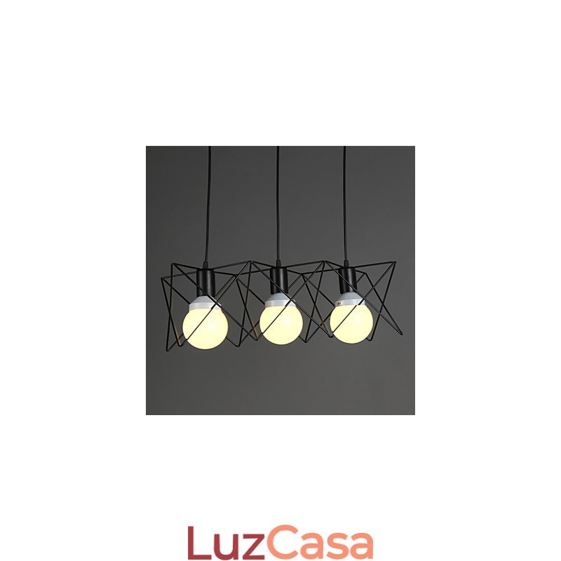 Contratado e design criativo contemporâneo cabeça única de ferro forjado droplight