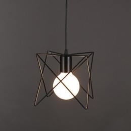 Contratado e design criativo contemporâneo cabeça única de ferro forjado droplight