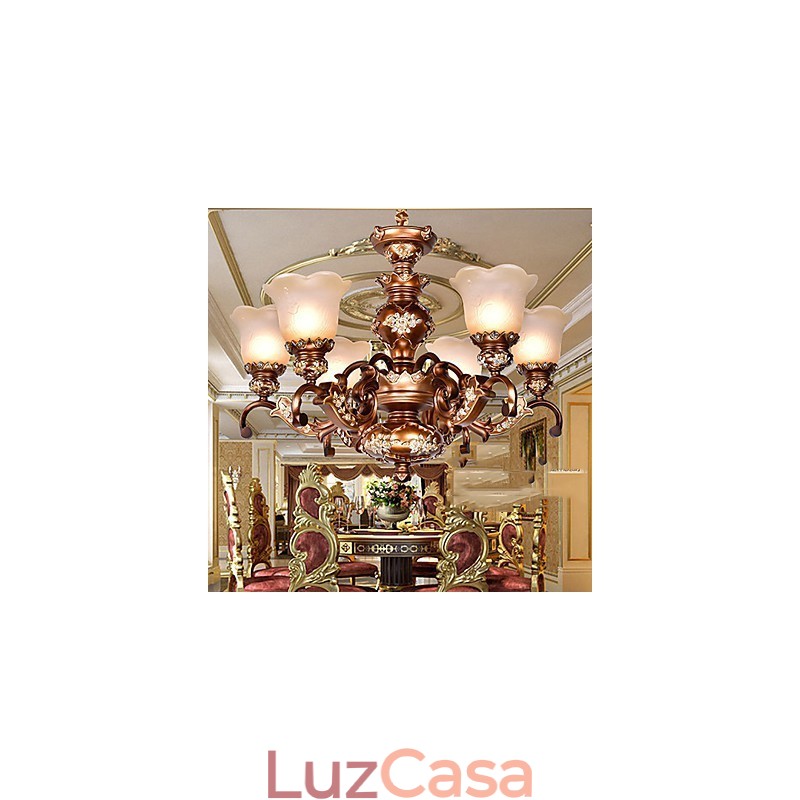 Lustre Tradicional Clássico Retro Metal