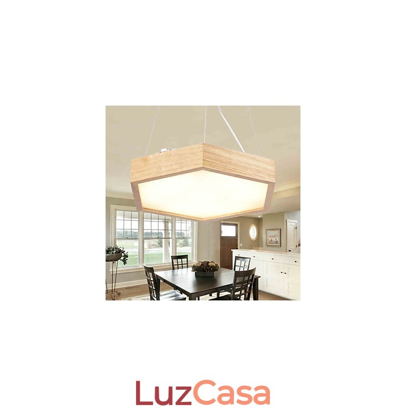 Luminária pendente moderna contemporânea estilo country mini outros madeira bambu