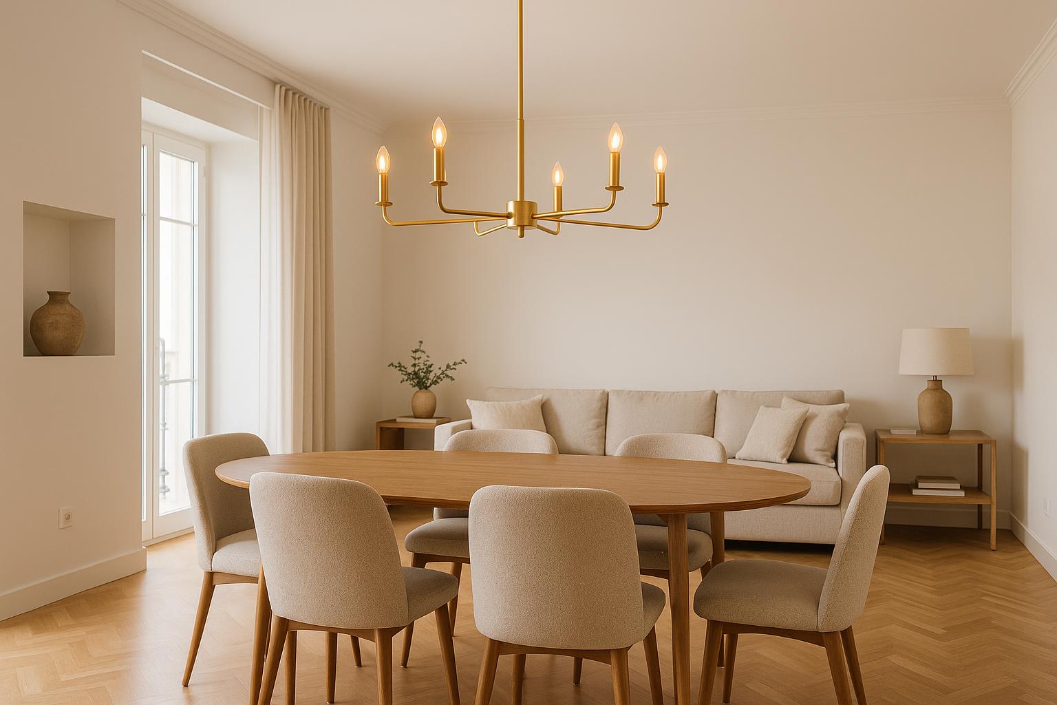 Lustres dourados: como escolher uma peça elegante para a sua casa